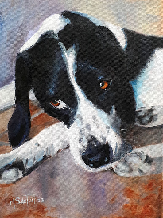 Dog painting